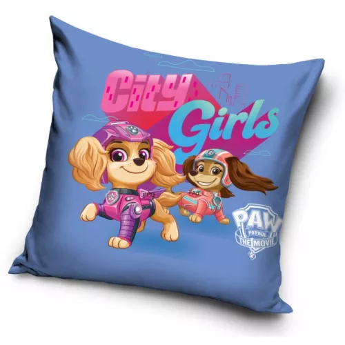 Mancs Őrjárat City Girls párna, díszpárna 40 x 40 cm