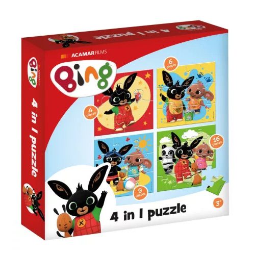 Állatos Farm forma puzzle 4 az 1-ben