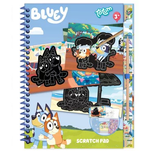 Bluey Fun scratch képkarcoló készlet és activity szett 