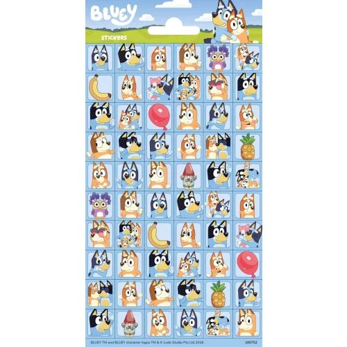 Bluey Bingo mini matrica szett 
