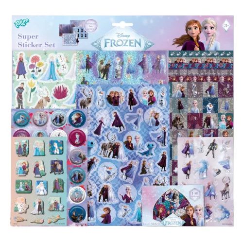 Disney Jégvarázs Adventure Super matrica szett játékkal 