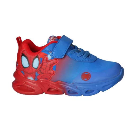 Pókember Ombre LED villogó, világító utcai cipő 23-28