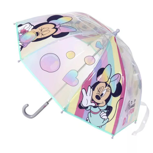 Disney Minnie Fun Days gyerek átlátszó esernyő Ø71 cm 