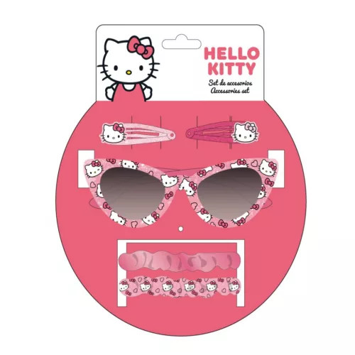 Hello Kitty napszemüveg és hajkiegészítő szett 