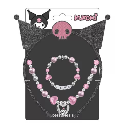 Hello Kitty Kuromi ékszer és hajpánt szett