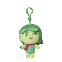   Disney Agymanók Disgust 3D plüss figura akasztóval, táskadísz 12 cm