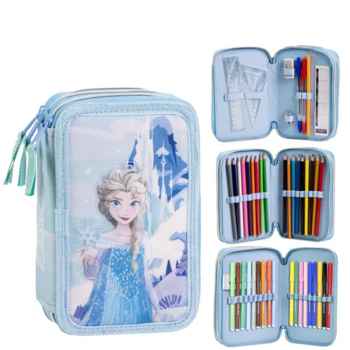 Disney Jégvarázs Frosty tolltartó töltött 3 emeletes
