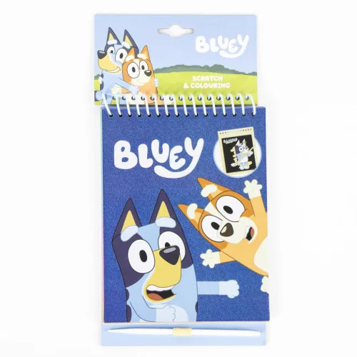 Bluey Bingo scratch képkarcoló és színező szett 