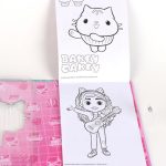 Gabi babaháza Funny színezhető füzet szett sablonnal