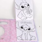 Disney Lilo és Stitch, A csillagkutya Banana színezhető füzet szett sablonnal