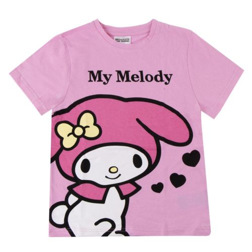 Hello Kitty My Melody Pink gyerek rövid póló, felső 6 - 12 év / 116 - 152 cm