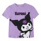 Hello Kitty Kuromi Purple gyerek rövid póló, felső 6 - 12 év / 116 - 152 cm