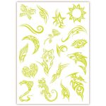 Crazy Chic Wolf sötétben világító tetoválás Clementoni