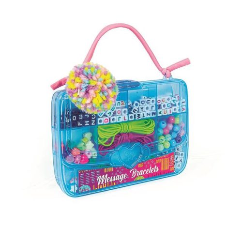 Crazy Chic Message Bag karkötő készítő kreatív szett Clementoni