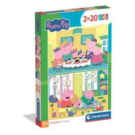 Peppa malac Party Time 2x20 db-os puzzle Clementoni