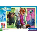 Zootropolis City Challenge 104 db-os puzzle Clementoni