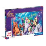 Unikornis Akadémia Rainbow Valley 180 db-os puzzle Clementoni