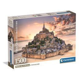   Franciaország Mont-Saint Michel 1500 db-os puzzle Clementoni