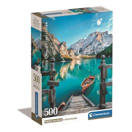 Olaszország Braies Lake 500 db-os Compact puzzle Clementoni