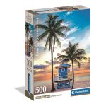 Florida Miami Beach 500 db-os Compact puzzle Clementoni