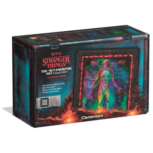 Stranger Things Vecna's Curse 520 db-os puzzle LED-es keretben Clementoni