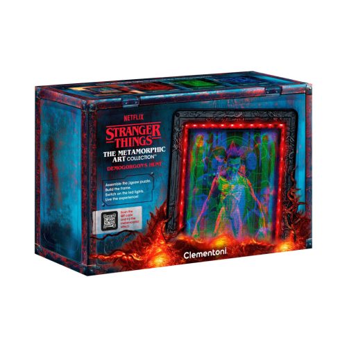 Stranger Things The Demogorgon 520 db-os puzzle LED-es keretben Clementoni