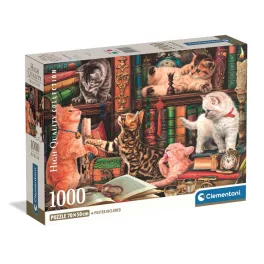 Cicás Curious Whiskers 1000 db-os Compact puzzle Clementoni