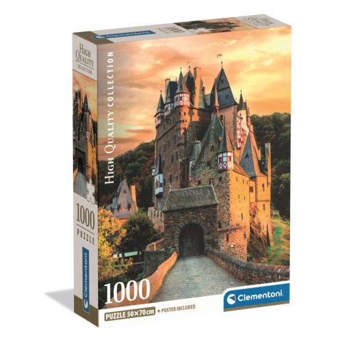 Németország Eltz Cadtle 1000 db-os Compact puzzle Clementoni