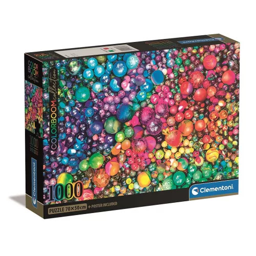 Színes golyók Marv 1000 db-os Compact puzzle Clementoni 