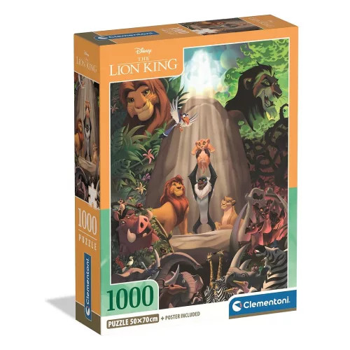 Disney Az Oroszlánkirály 1000 db-os Compact puzzle Clementoni