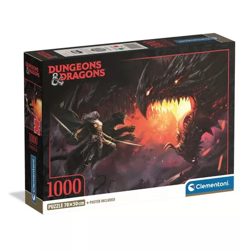 Dungeons & Dragons 1000 db-os Compact puzzle Clementoni