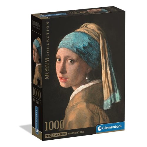 Művészet Girl with a Pearl Earring 1000 db-os Compact puzzle Clementoni