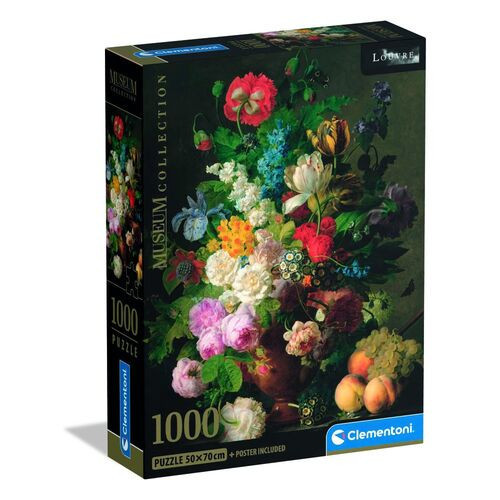 Művészet Virágváza Van Dael 1000 db-os Compact puzzle Clementoni