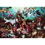 Művészet A Lázadó angyalok bukása Bruegel 1000 db-os Compact puzzle Clementoni