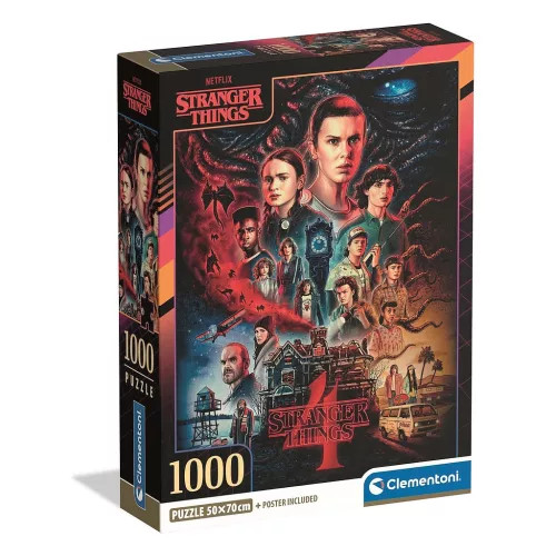 Stranger Things 1000 db-os Compact puzzle Clementoni