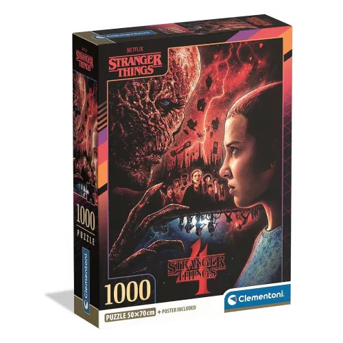 Stranger Things 1000 db-os Compact puzzle Clementoni