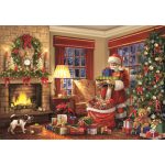 Karácsonyi Santa's Gift 1000 db-os puzzle Clementoni