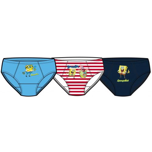 SpongyaBob gyerek fehérnemű, alsó 3 darab/csomag 2-6 év