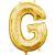 Arany Gold mini G betű fólia lufi 33 cm