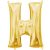 Arany Gold mini H betű fólia lufi 33 cm