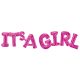 IT'S A Girl Pink fólia lufi 50 cm