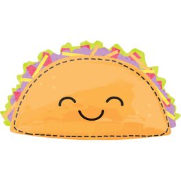 Taco Smile fólia lufi 83 cm