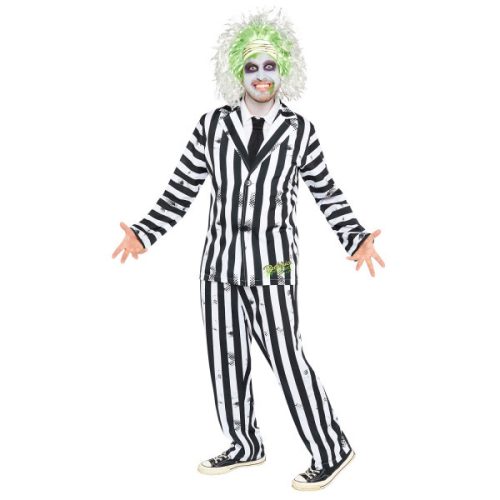 Beetlejuice Striped felnőtt jelmez M/L