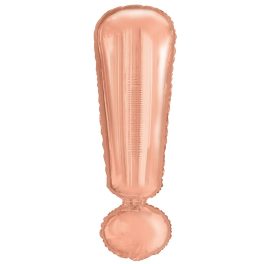 Színes Rose Gold ! betű fólia lufi, 103 cm