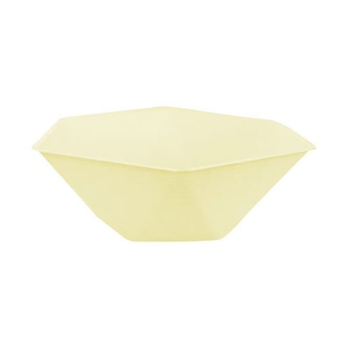 Sárga Vert Decor hatszögletű mélytányér 6 db-os 15,8 cm