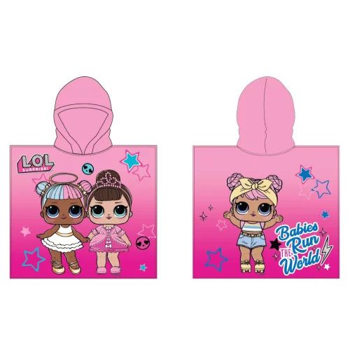  LOL Surprise strand törölköző poncsó 55x110cm (Fast Dry) 