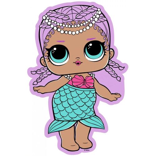 LOL Surprise forma fürdőlepedő, strand törölköző 140x92 cm (Fast Dry) 