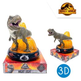 Jurassic World éjjeli lámpa, éjszakai fény LED 3D 