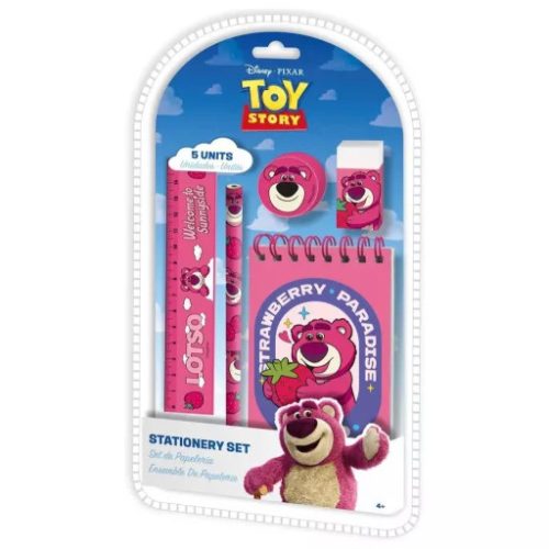 Disney Játékháború Lotso Strawberry írószer szett 5 db-os