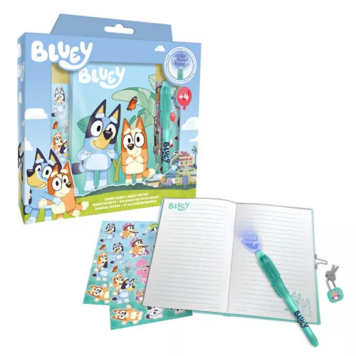 Bluey Life napló + mágikus toll szett 